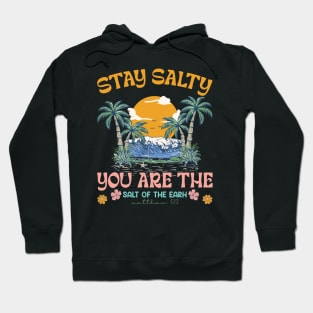 Stay Salty Bible Verse Christian Beach Gift For Women Men Hoodie